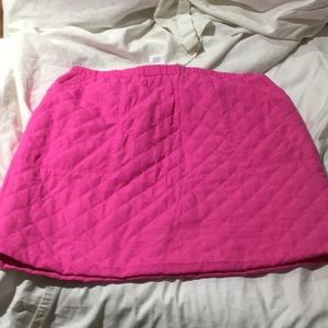 Crewcuts 14 hot pink quilted skirt pull on style